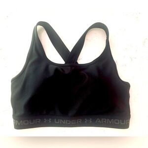 Under Armour Black Sports Bra Moisture-Wicking Performance